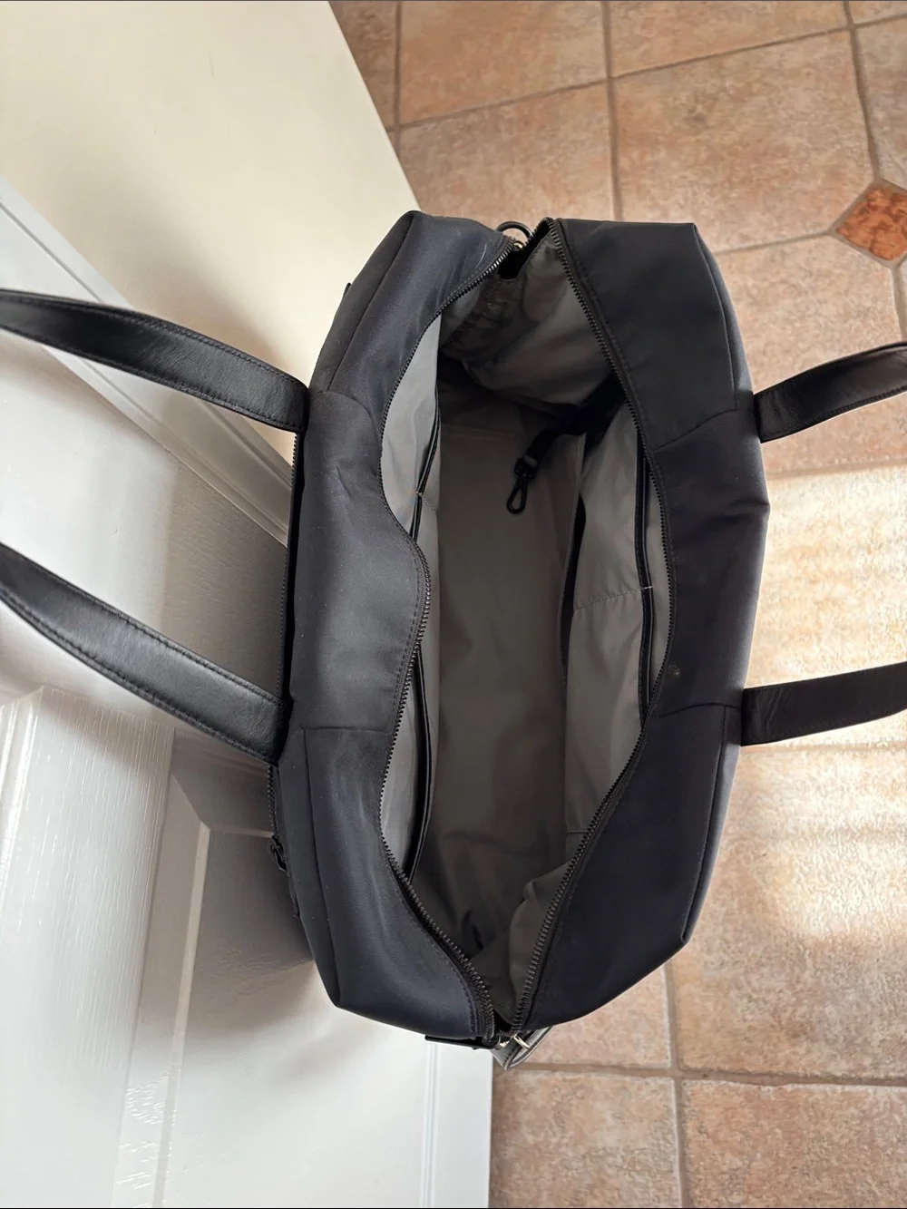 Away Black Men's/Ladies Nylon Duffel Travel Weekend Bag